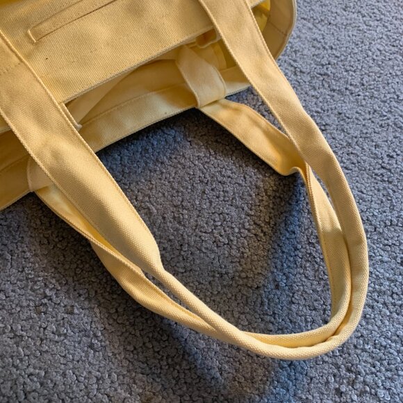 DAGNE DOVER VIDA ORGANIC COTTON TOTE IN POLLEN - SIZE SMALL - Picture 7 of 14